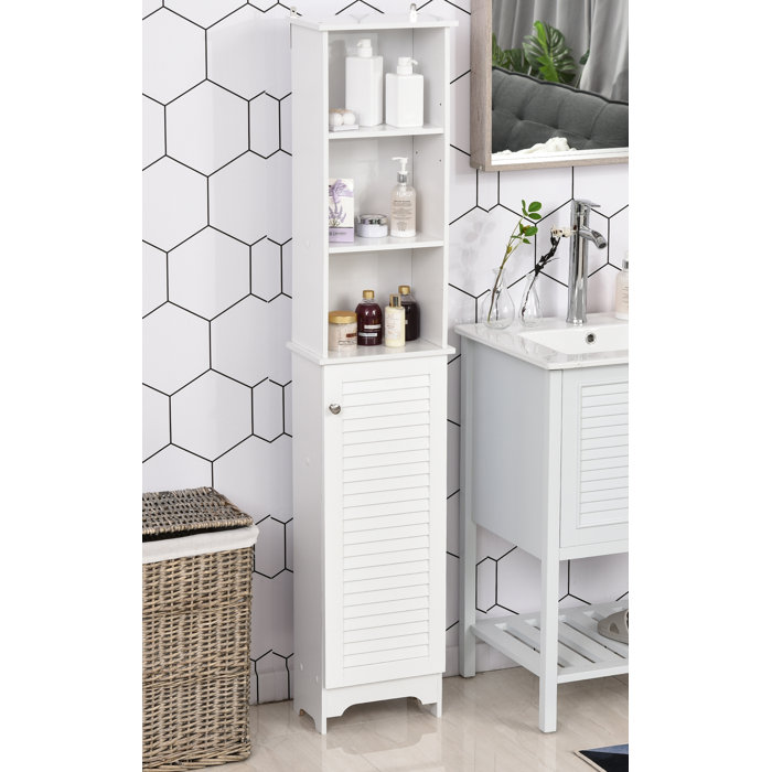 Dovecove 13.5'' W x 65'' H x 7.75'' D FreeStanding Bathroom
